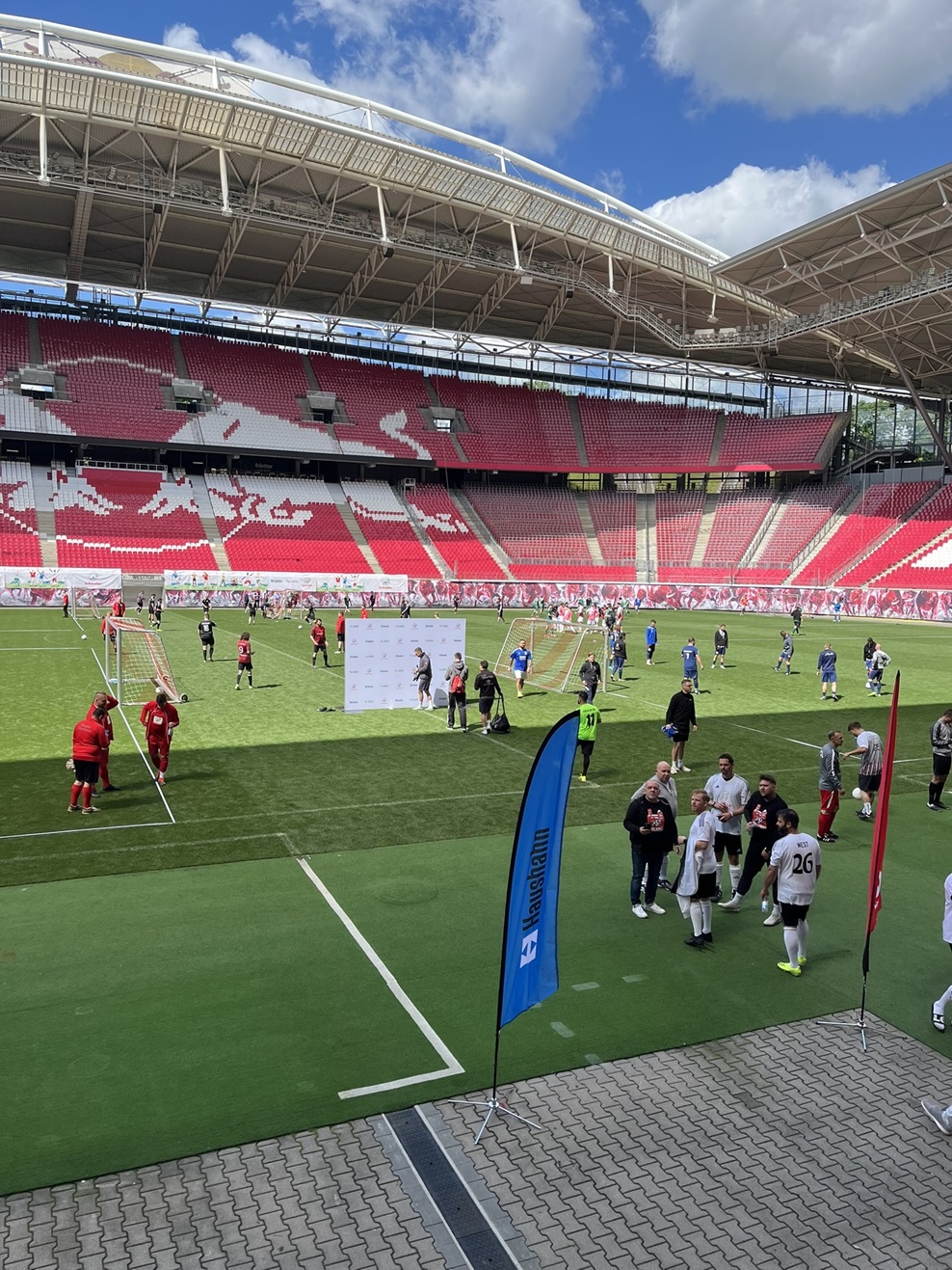 Blick in die RB Arena in Leipzig